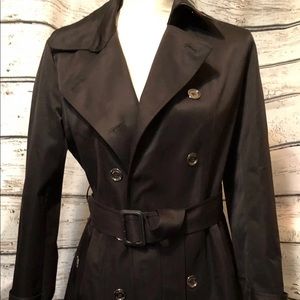 Burberry black trench coat